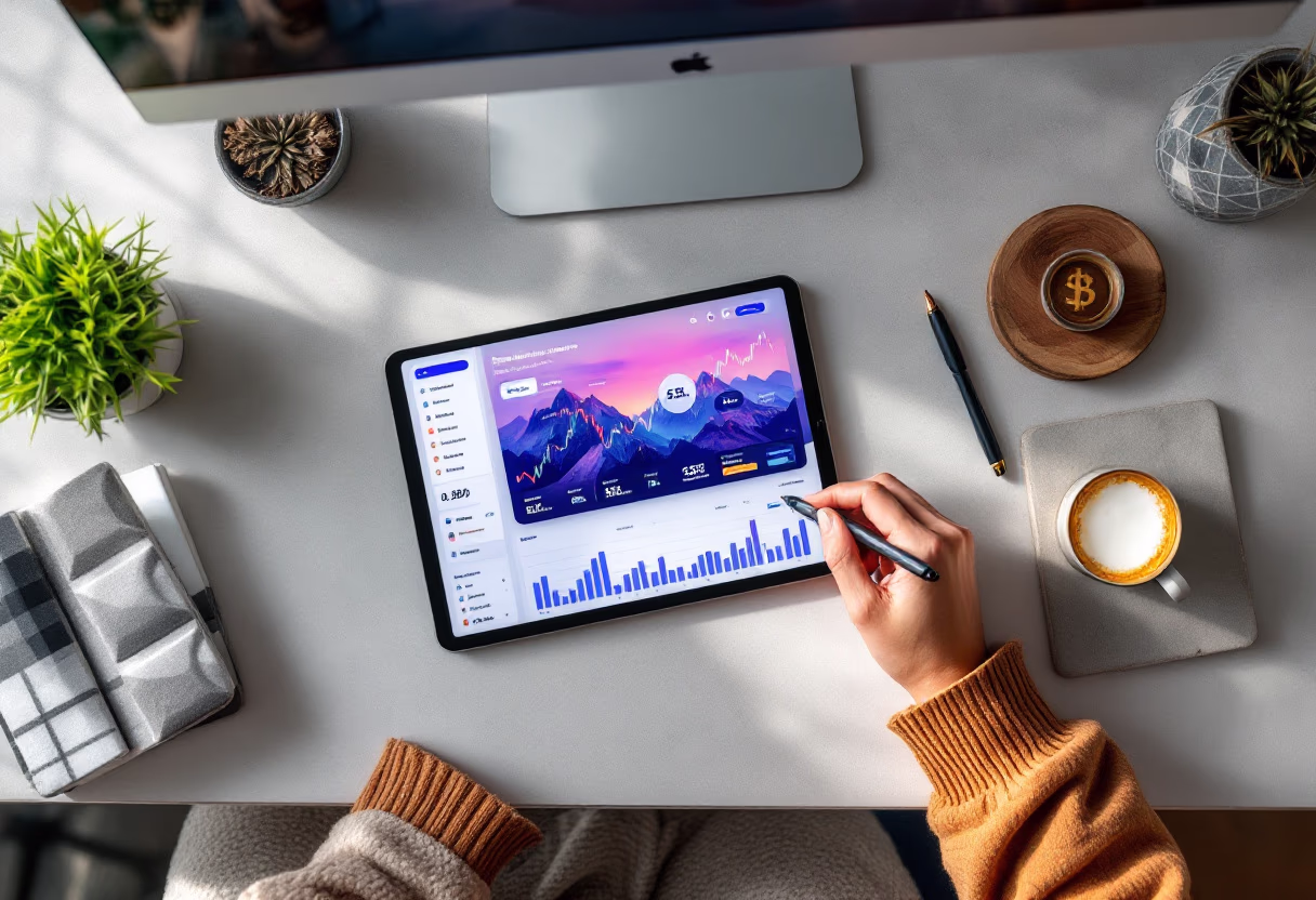 Website design mockup