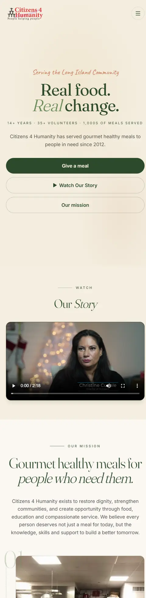 The Citizens 4 Humanity website